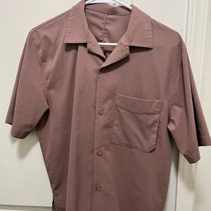 lululemon athletica Men's Mauve Button Down Shirt